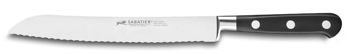 SAB-801180 Mαχαίρι ψωμιού 20εκ-IDEAL INOX RIVETS-SABATIER