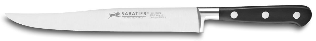 SAB-802280 Mαχαίρι κοπής ψητού 20εκ-IDEAL INOX RIVETS-SABATIER