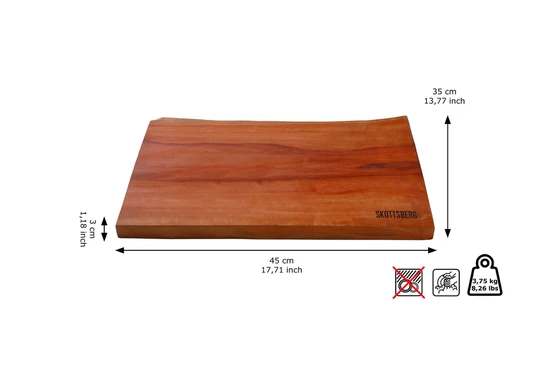 SK-532651 Βάση κοπής & σερβιρίσματος ξύλινη 35x25x3 εκ. - SKOTTSBERG - Image 4